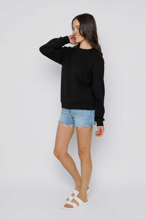 Jenna-Luxe Fleece Crew